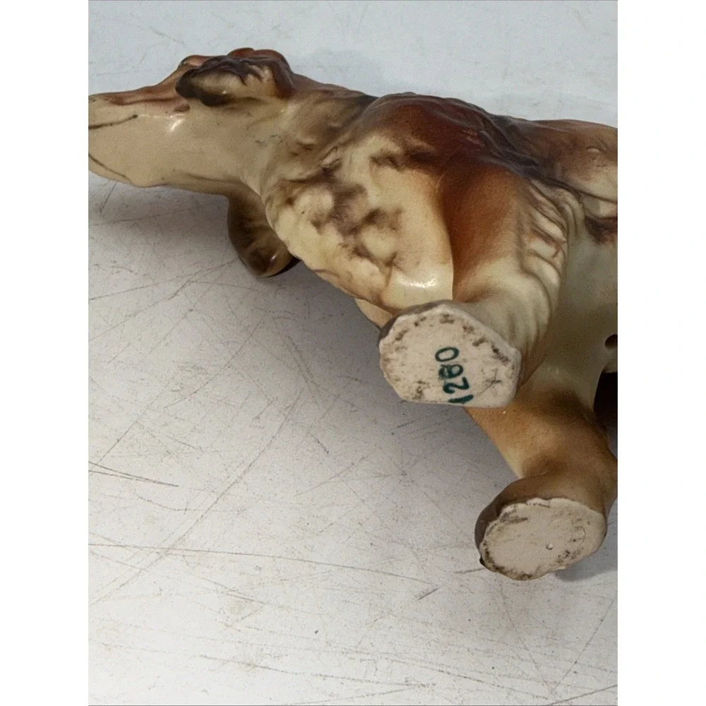 English Setter Dog Porcelain Figurine Marked #1260 Japan Great Condition